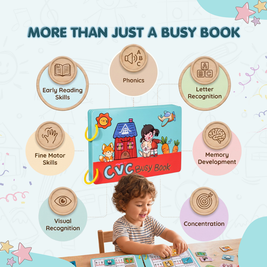 Phonics Activity Book | Boost Vocabulary & Speaking Skills | Ages 3+