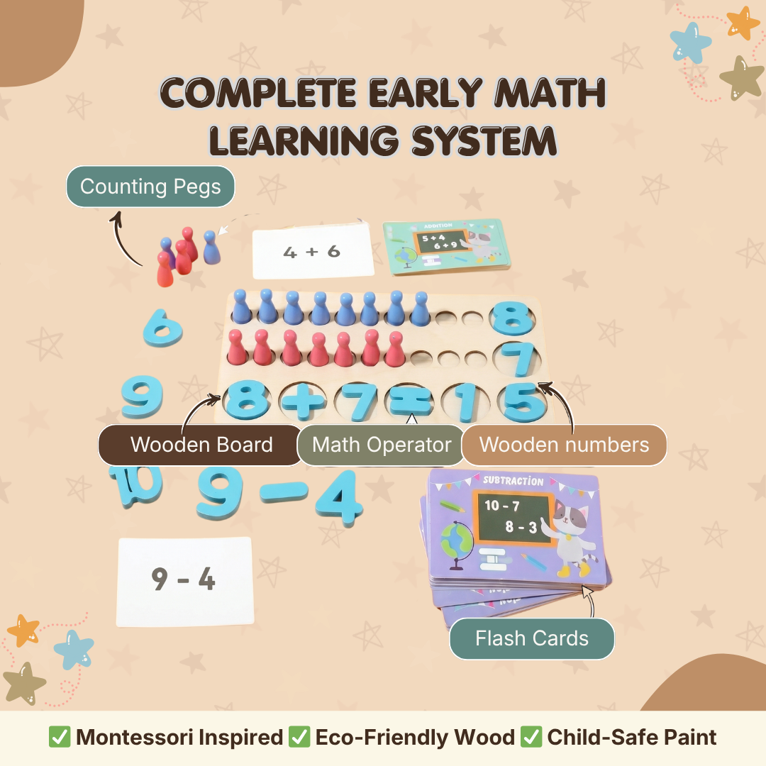 Smart Arithmetic Learning Set | Fun Hands-On Number Learning | Ages 3+