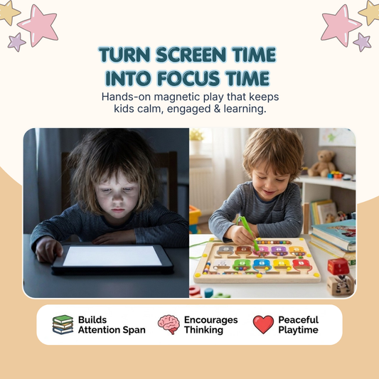 Magnetic Color Sorting Math Board | Smart Learning Through Play | Ages 3+