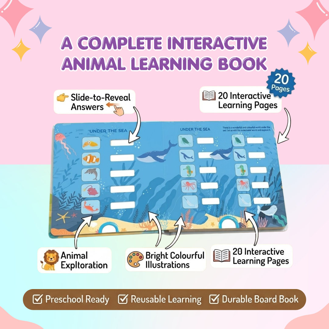 Animal World – Slide and See Board Book