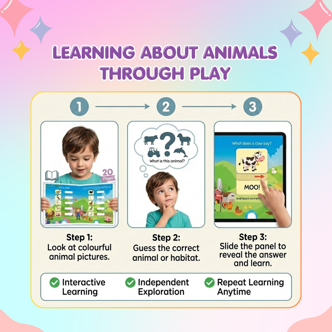 Animal World – Slide and See Board Book