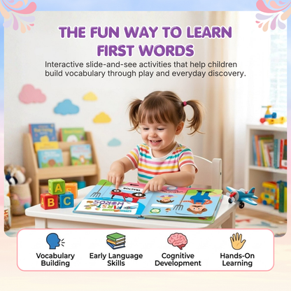 First Words – Slide and See Board Book