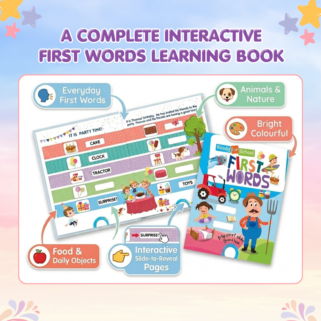 First Words – Slide and See Board Book