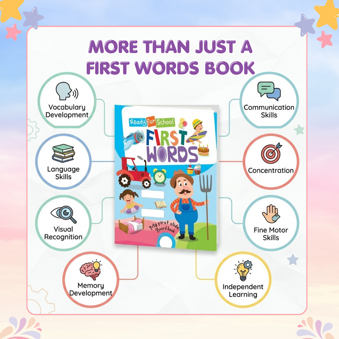 First Words – Slide and See Board Book