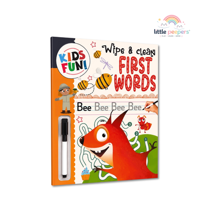 Little Peepers Wipe & Clean First Words Activity Book
