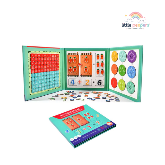 Magnetic Learning Board Set | Improve Counting, Reading & Focus | Ages 3+