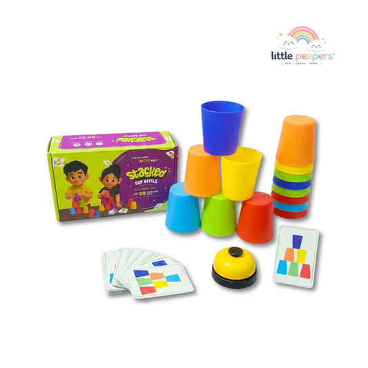 Stacked Cup Battle Game | Boost Speed, Focus & Reflex Skills | Ages 3+