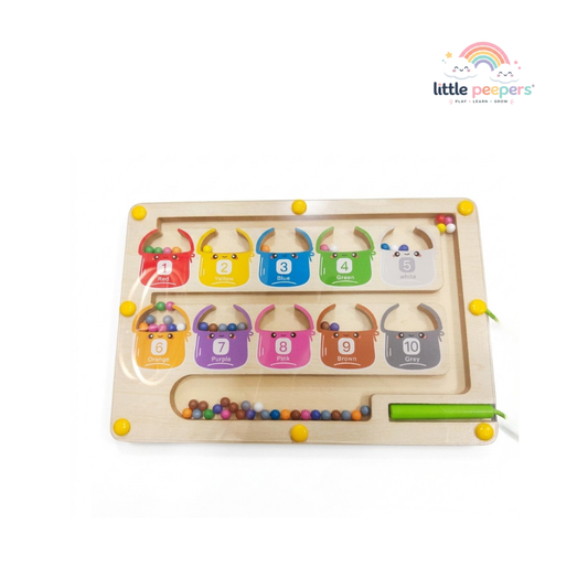 Magnetic Color Sorting Math Board | Smart Learning Through Play | Ages 3+