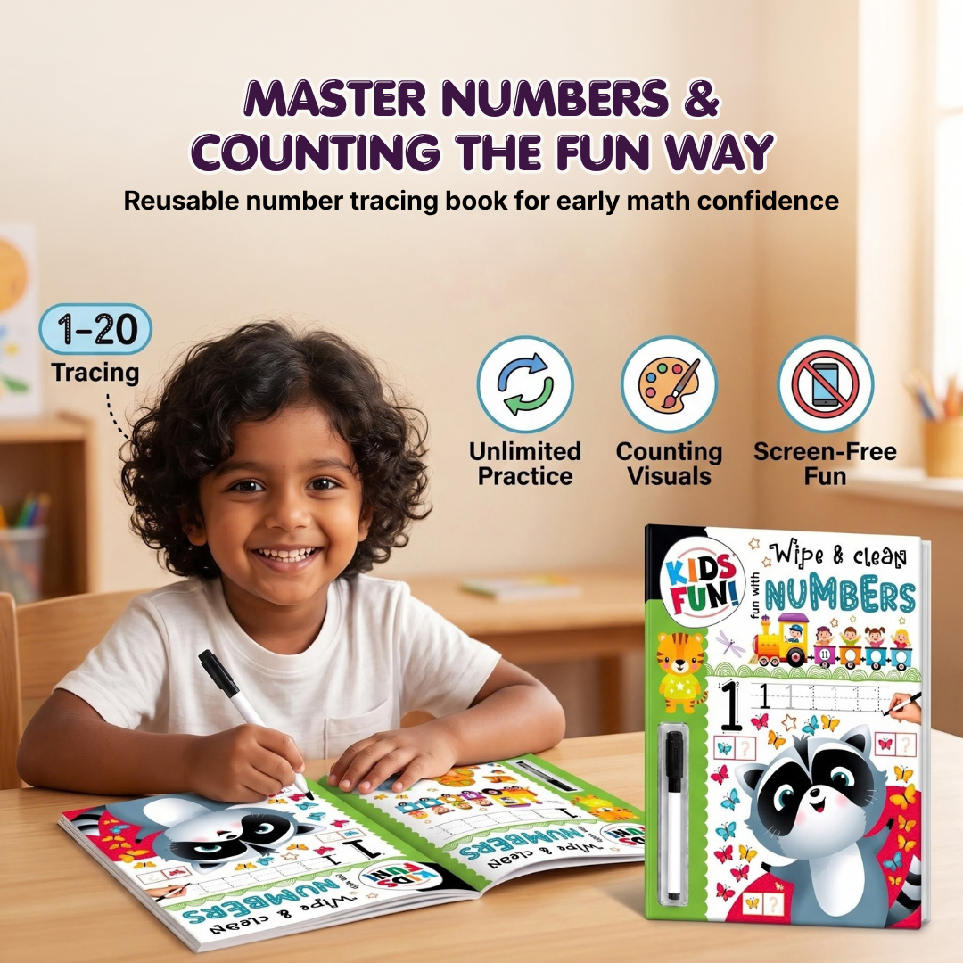 Little Peepers Wipe & Clean Numbers Activity Book