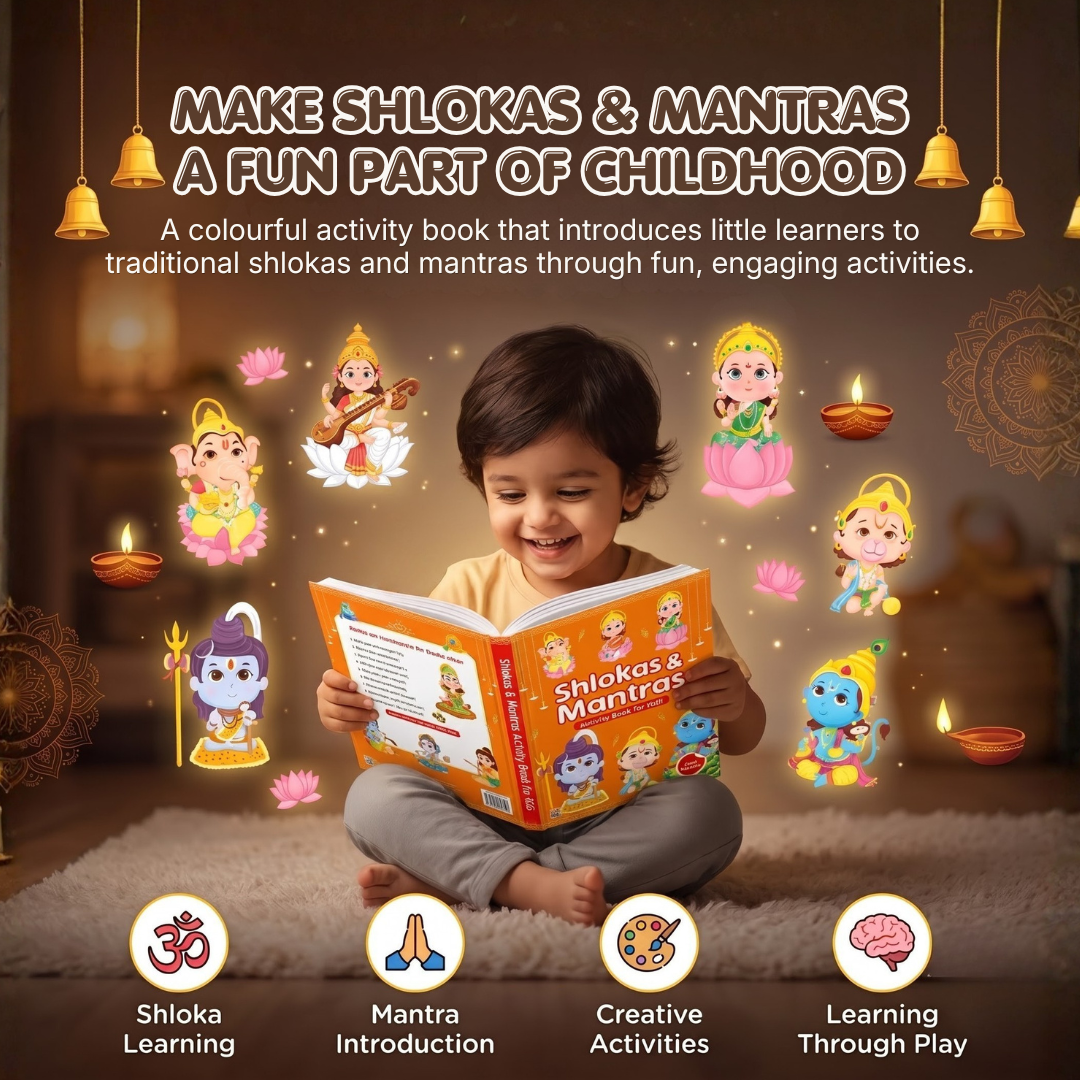 Shlokas & Mantras Activity Book for Kids