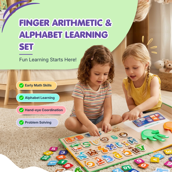Finger Arithmetic Learning Set | Smart Math Learning Through Play | Improve Focus & Number Skills | Ages 3+