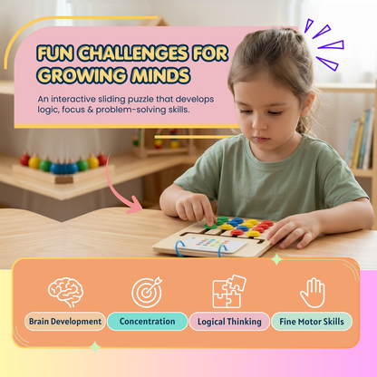 Dot Matching Sliding Puzzle | Boost Logic & Problem-Solving Skills | Ages 3+