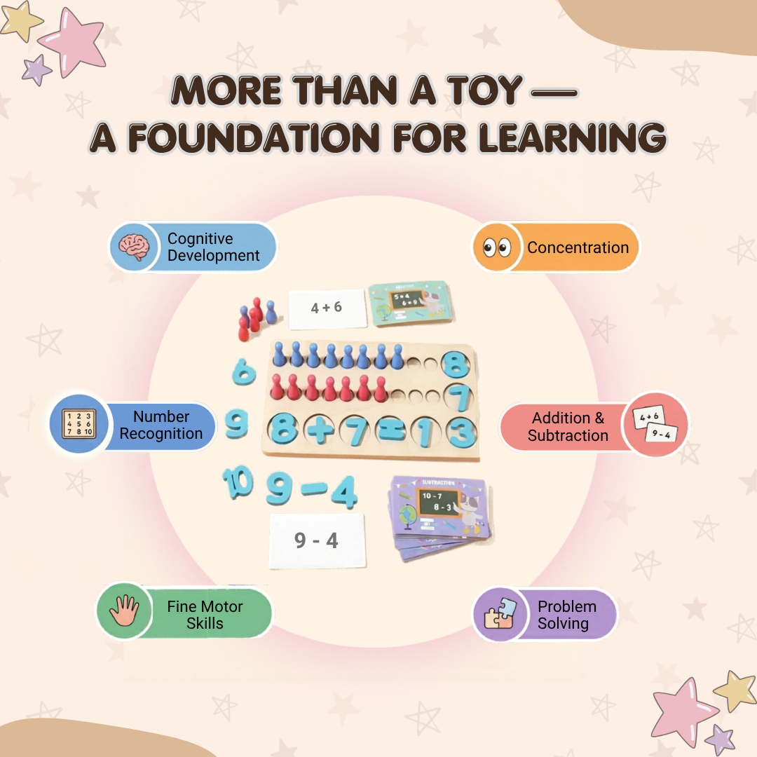 Smart Arithmetic Learning Set | Fun Hands-On Number Learning | Ages 3+