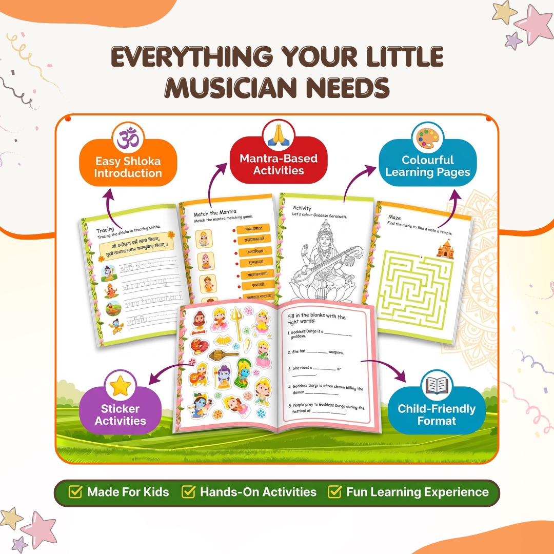Shlokas & Mantras Activity Book for Kids