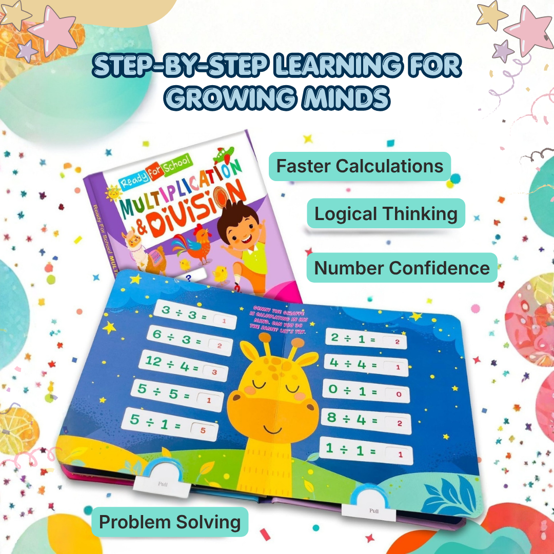 Multiplication & Division – Slide and See Board Book