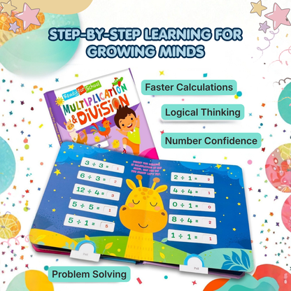 Multiplication & Division – Slide and See Board Book