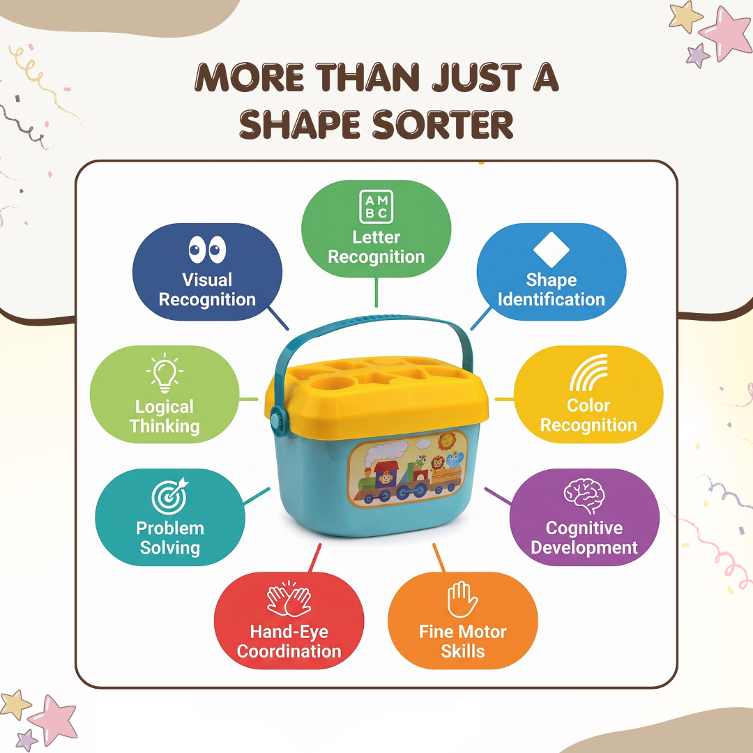 Alphabet Activity Bucket | Fun Shape Sorting & Learning | Ages 2+