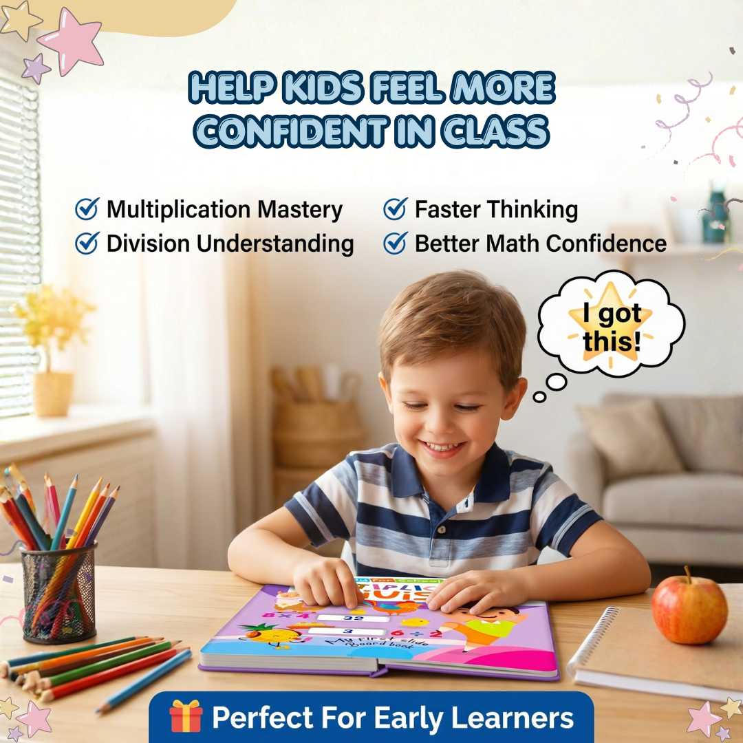 Multiplication & Division – Slide and See Board Book