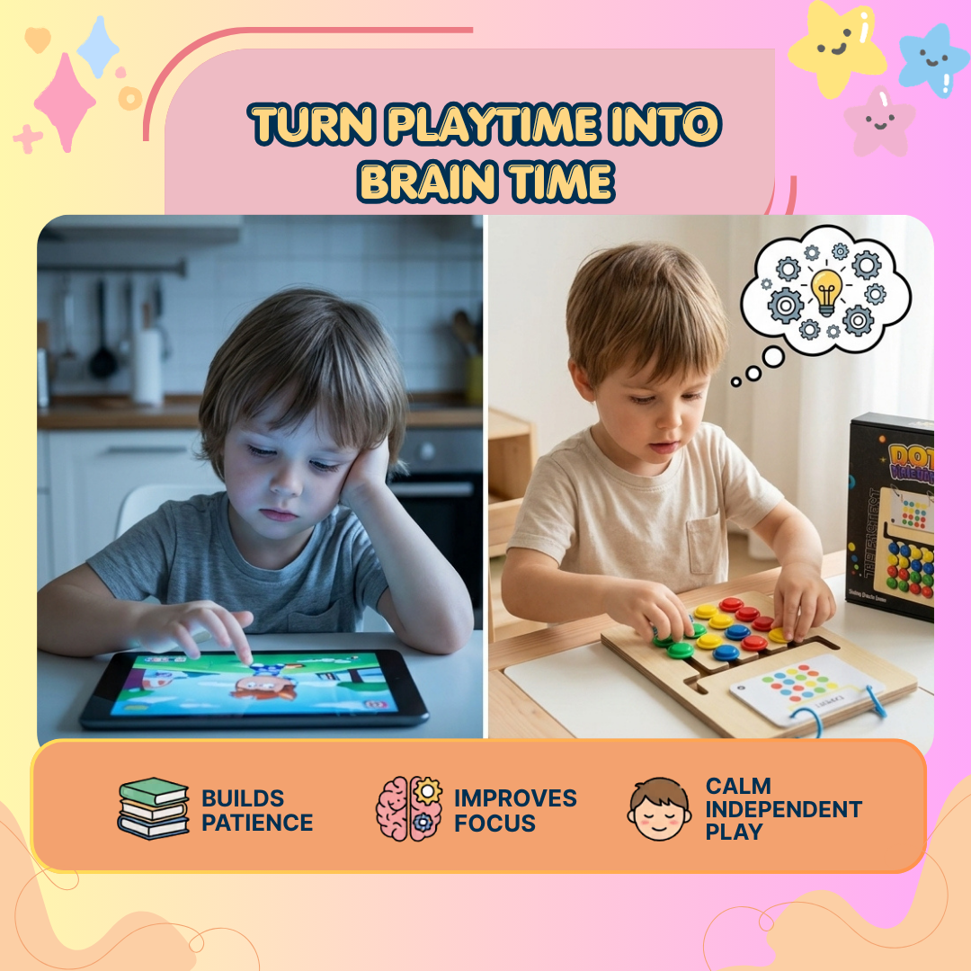 Dot Matching Sliding Puzzle | Boost Logic & Problem-Solving Skills | Ages 3+