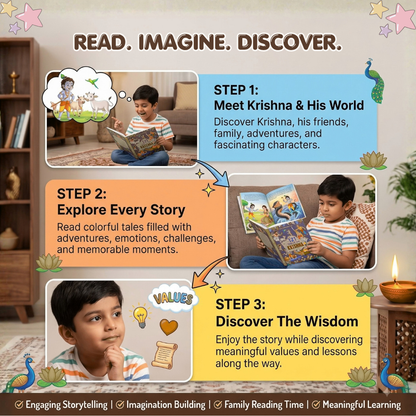 121 Tales of Lord Krishna – A Magical Journey of Stories & Wisdom
