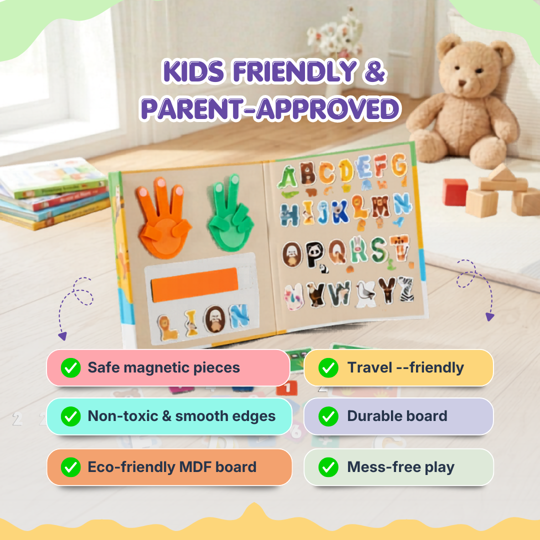Finger Arithmetic Learning Set | Smart Math Learning Through Play | Improve Focus & Number Skills | Ages 3+