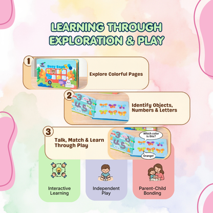 Fun Learning Activity Book | Hands-On Brain Development | Ages 3+