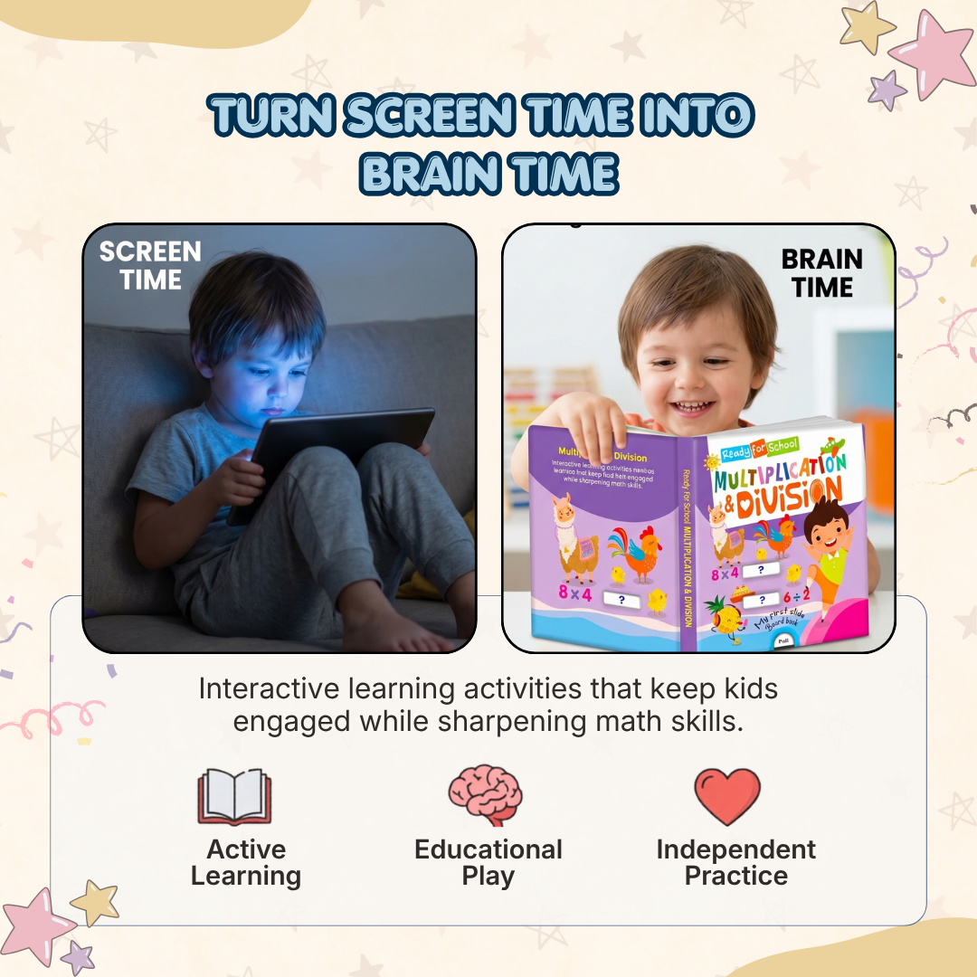 Multiplication & Division – Slide and See Board Book
