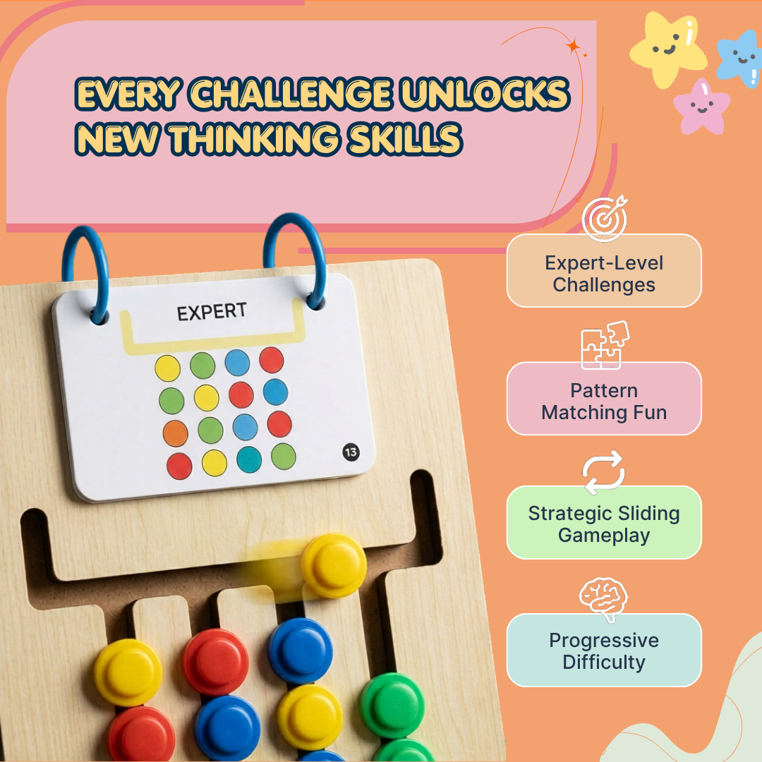 Dot Matching Sliding Puzzle | Boost Logic & Problem-Solving Skills | Ages 3+