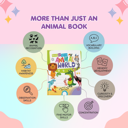 Animal World – Slide and See Board Book