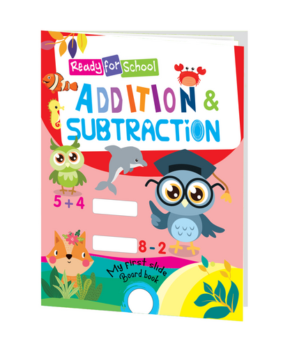 Addition and Subtraction- Slide and See Board Book
