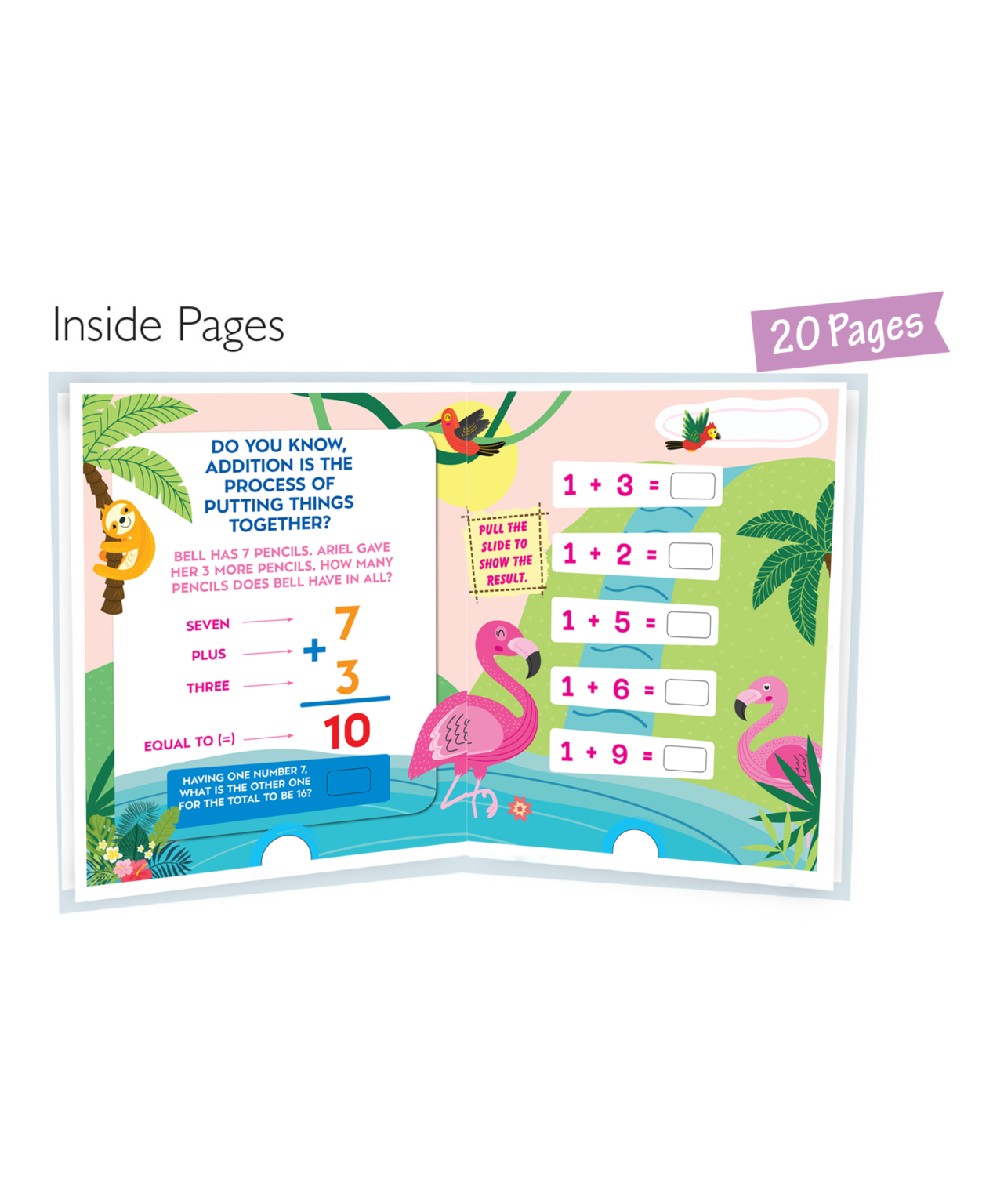 Addition and Subtraction- Slide and See Board Book
