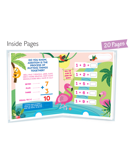 Addition and Subtraction- Slide and See Board Book
