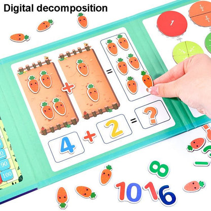 Magnetic Math & Literacy Learning Puzzle Set – Interactive Early Education Kit