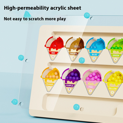Magnetic Color Sorting Math Board