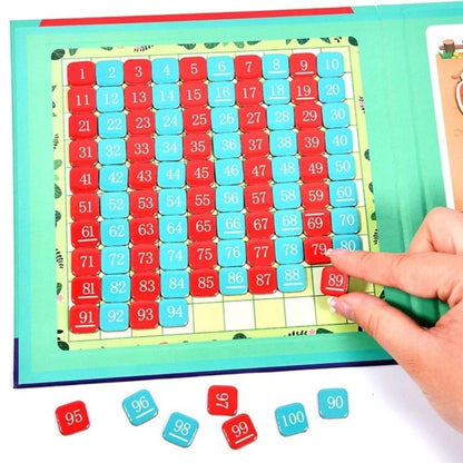 Magnetic Math & Literacy Learning Puzzle Set – Interactive Early Education Kit