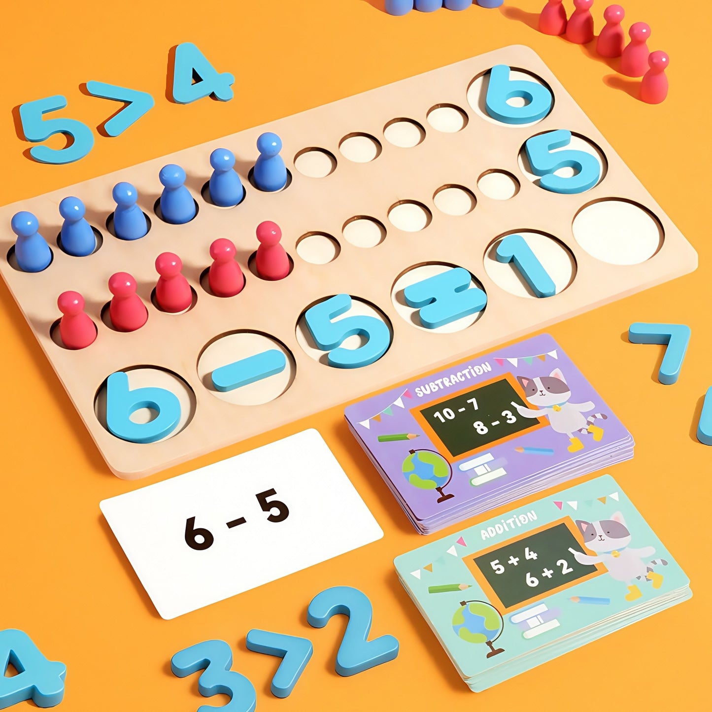 Arithmetic Montessori Toy Set – Early Math Learning Kit