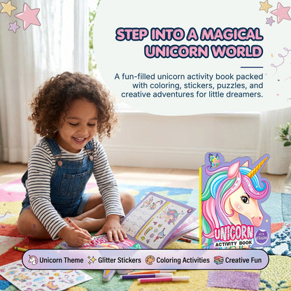 Unicorn Activity Book with Stickers