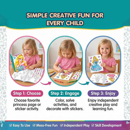Princess Activity Book with Stickers