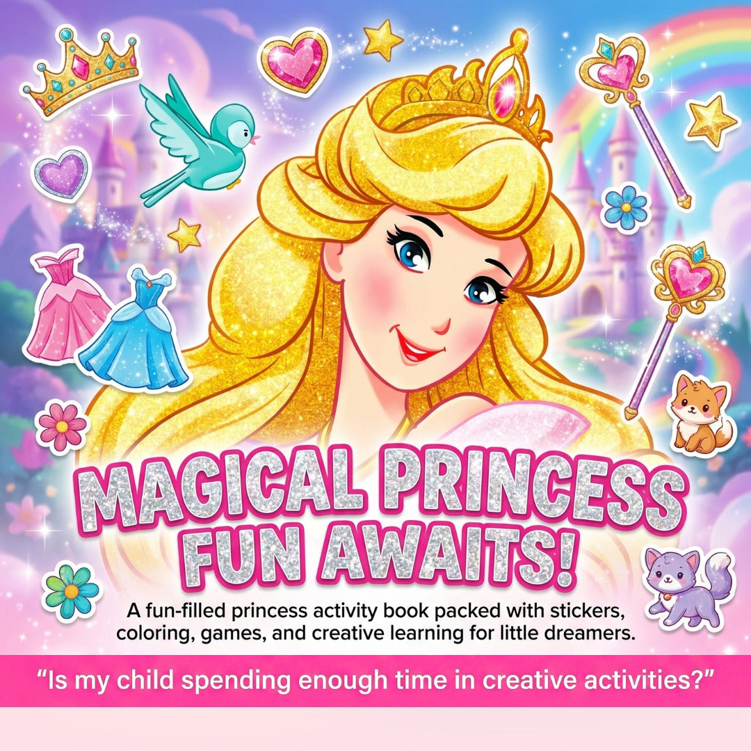 Princess Activity Book with Stickers