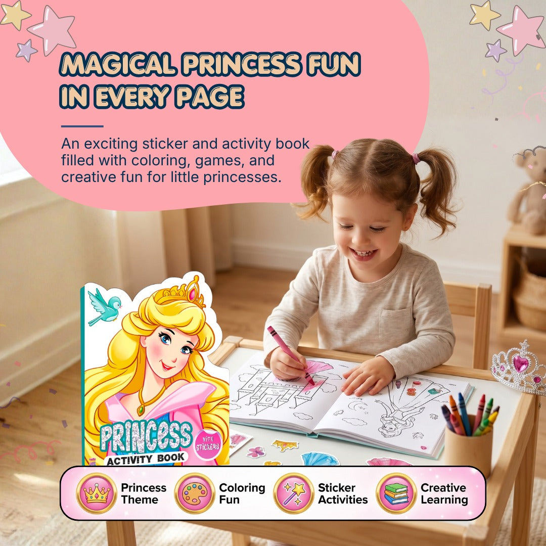 Princess Activity Book with Stickers