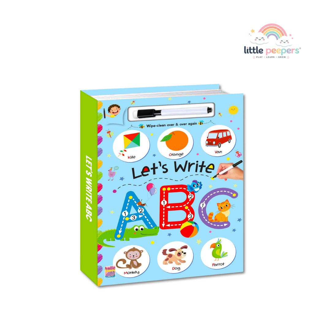 Let's Write ABC – Reusable Writing Practice Book