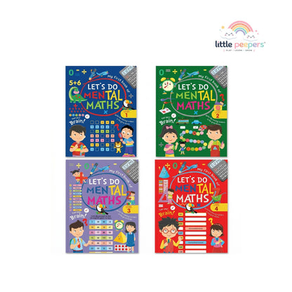 Let's Do Mental Maths – Early Learning Activity Book Set (Levels 1–4)