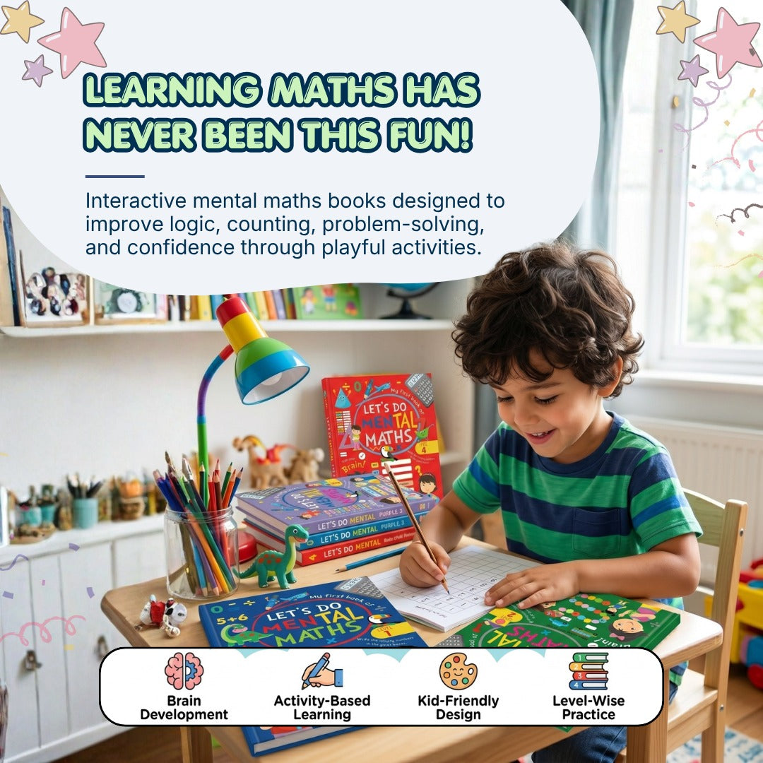 Let's Do Mental Maths – Early Learning Activity Book Set (Levels 1–4)