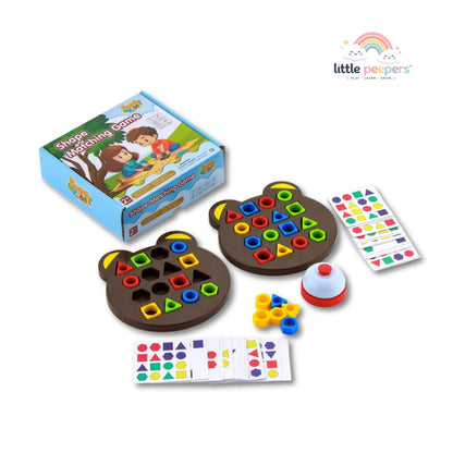 Shape Matching Puzzle – Montessori Educational Learning Toy