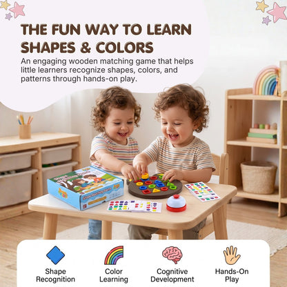Shape Matching Puzzle – Montessori Educational Learning Toy