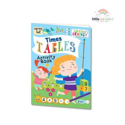 Little Geniuses Times Tables Activity Book