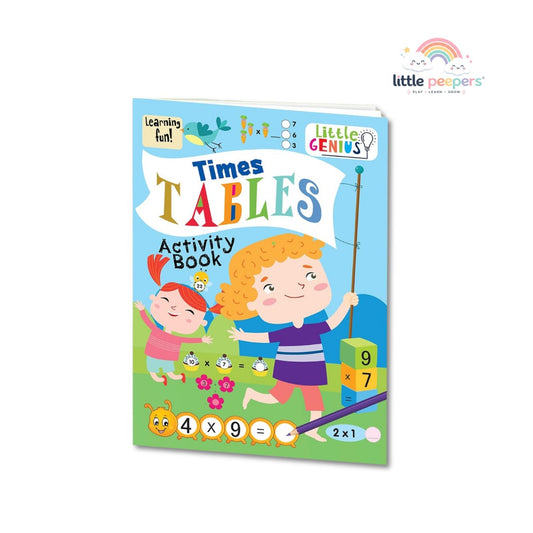 Little Geniuses Times Tables Activity Book