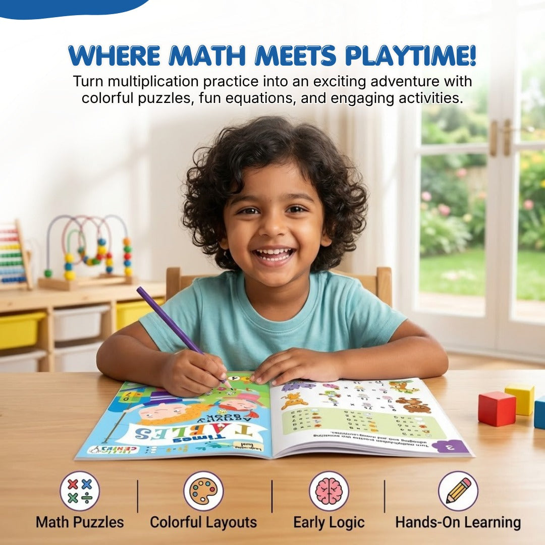 Little Geniuses Times Tables Activity Book