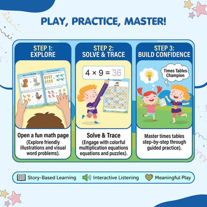 Little Geniuses Times Tables Activity Book