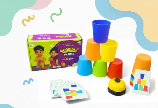 Stacked Cup Battle – Speed & Skill Game for Kids